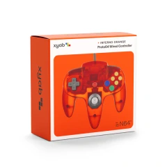 Inferno Orange N64 Controller